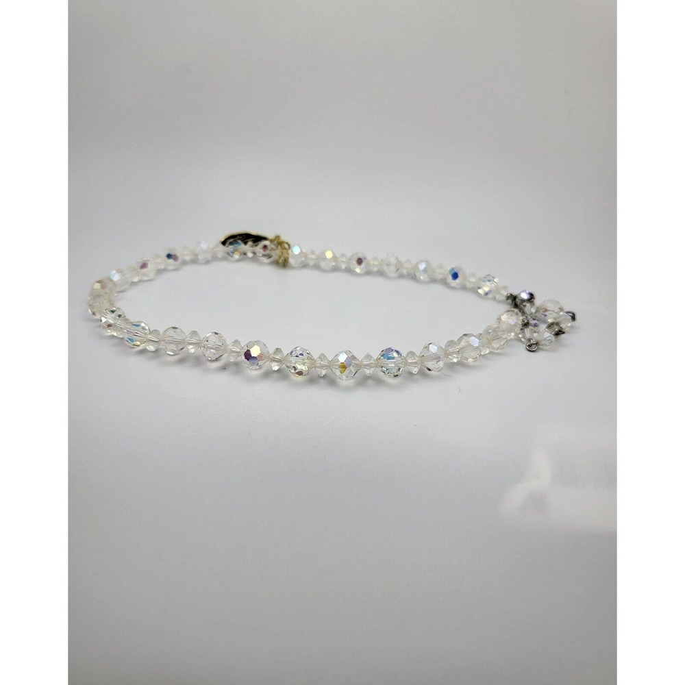 Two Coro Iridescent Shiny Crystal Necklaces - Picture 2 of 6